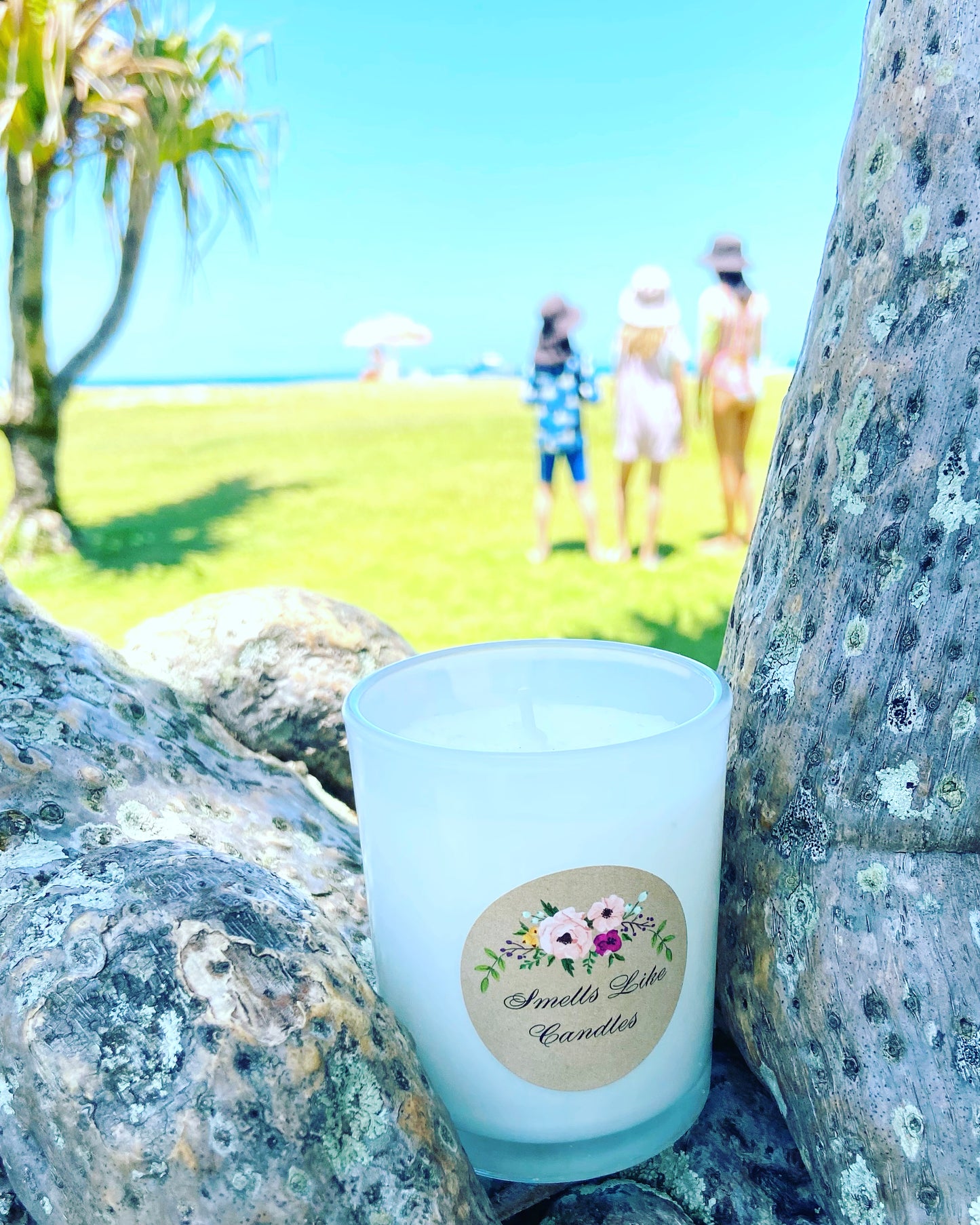 Ocean Mist Soy Wax Candle - Handmade