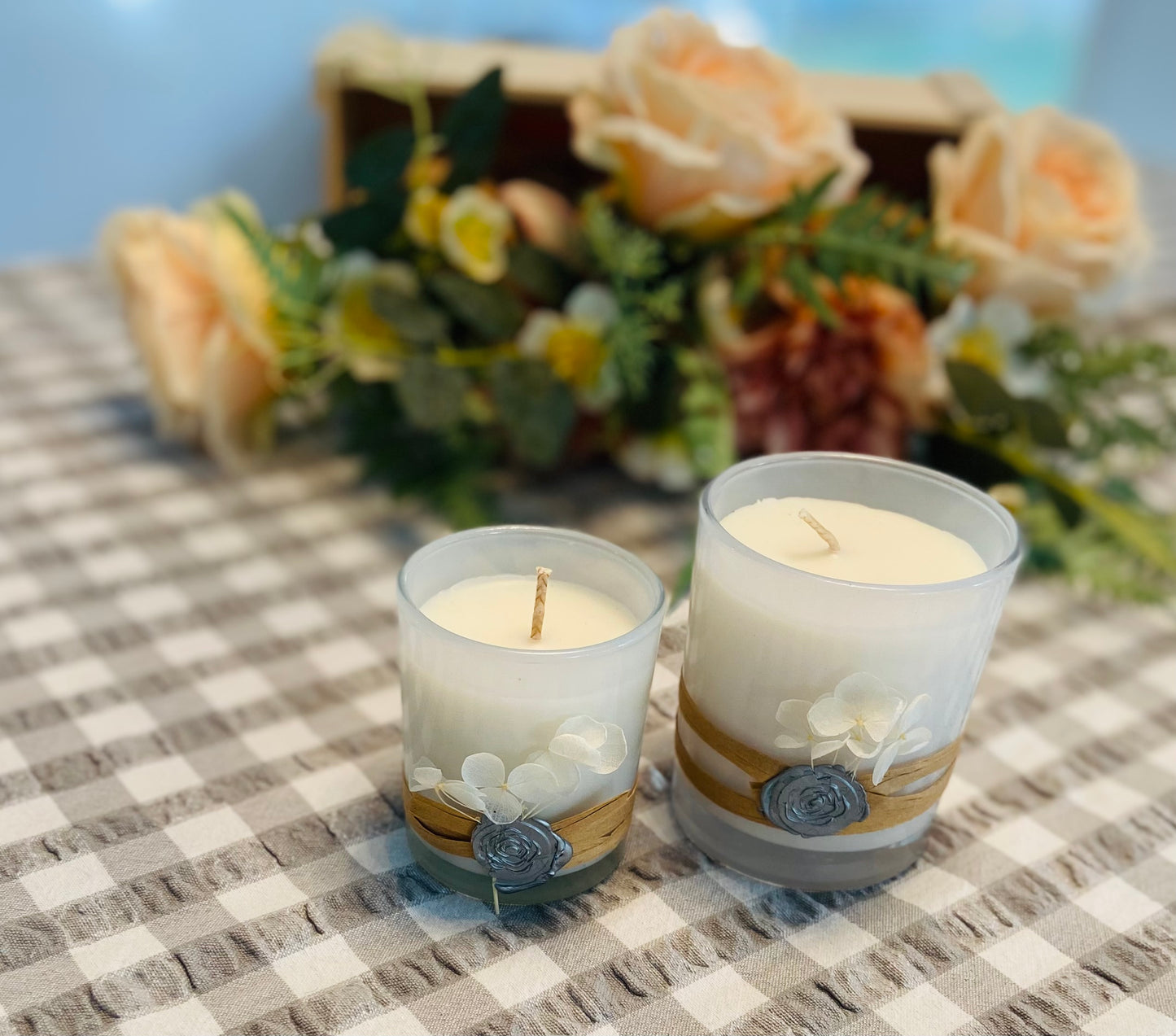 Wild Frangipani Soy Wax Candle - Handmade